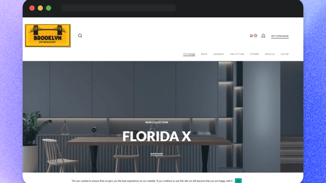 Brooklyn Art Work Shop Web Site Çalışması